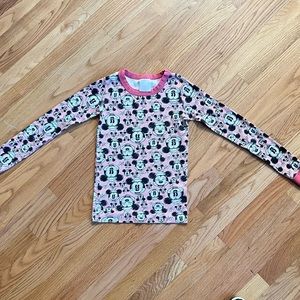 Hanna Andersson Sz 10 Pink Minnie Mouse PJ Top